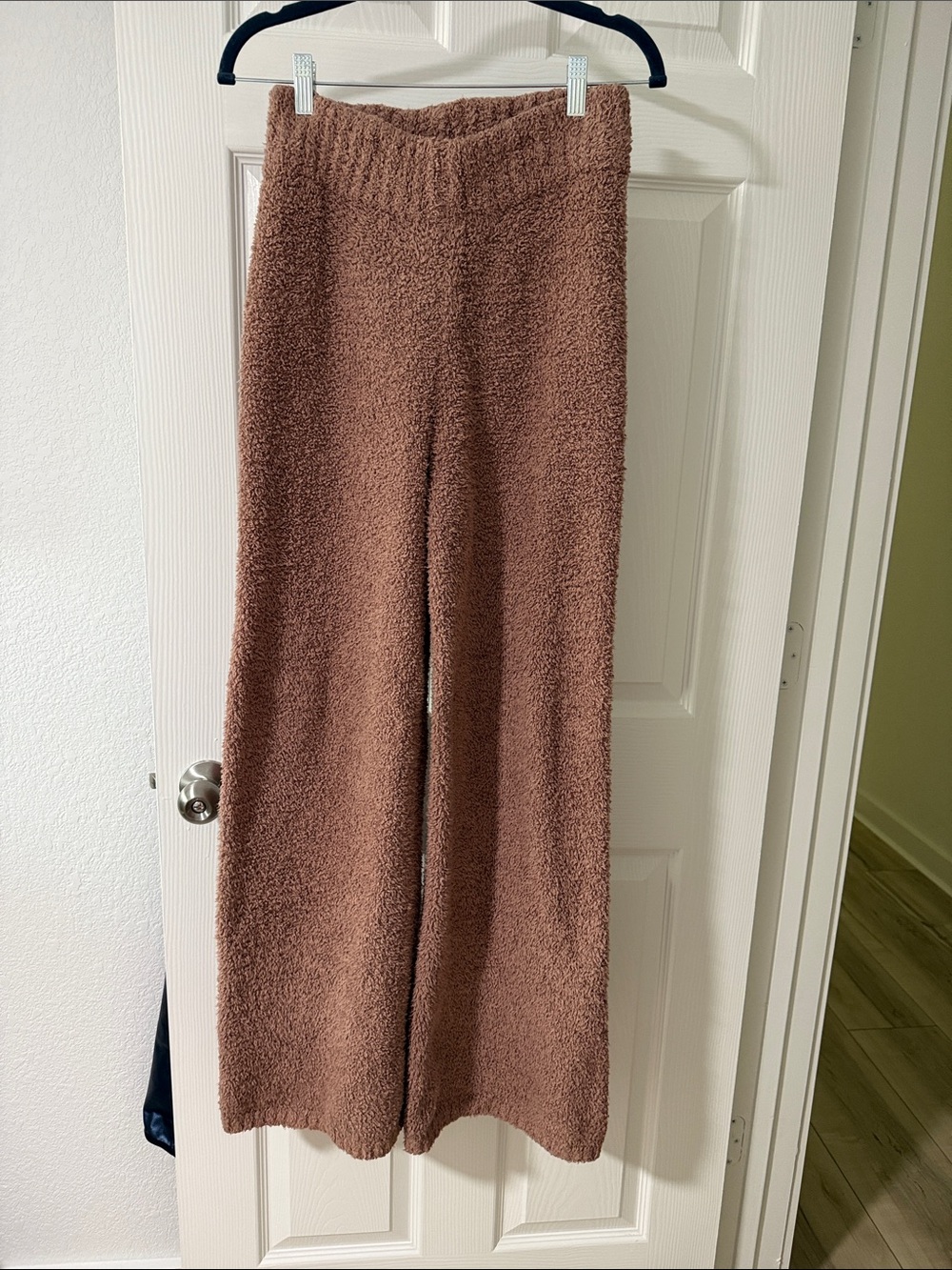 Skims Plush Wide-Leg Pants - Brown